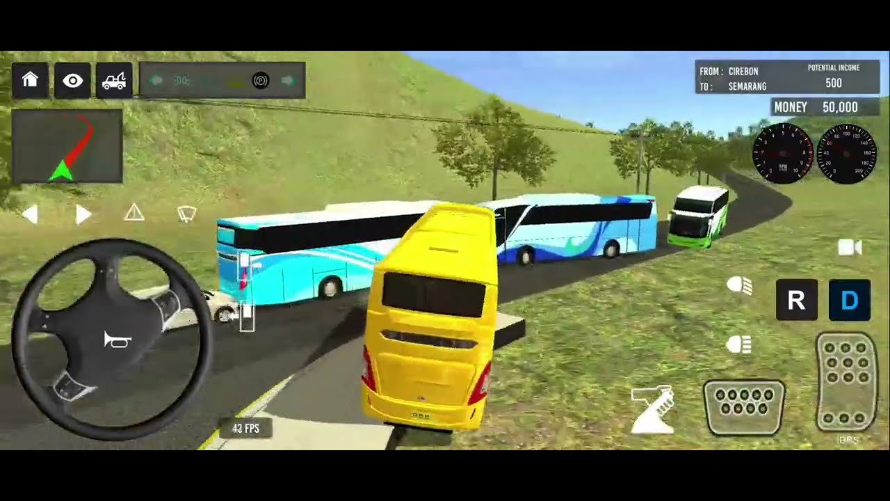 Indonesia Coach bus driving | Euro bus simulator 2026 Android gameplay #game 1 Part 66