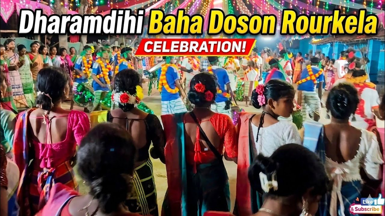 Dharamdihi baha doson Rourkela ll Santali dahar enej video ll New santali video ll bke