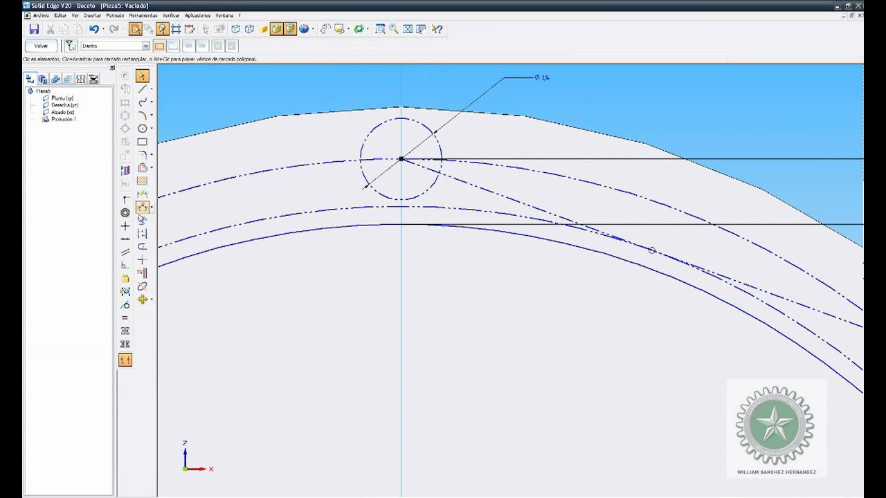 Engranaje en Solid Edge