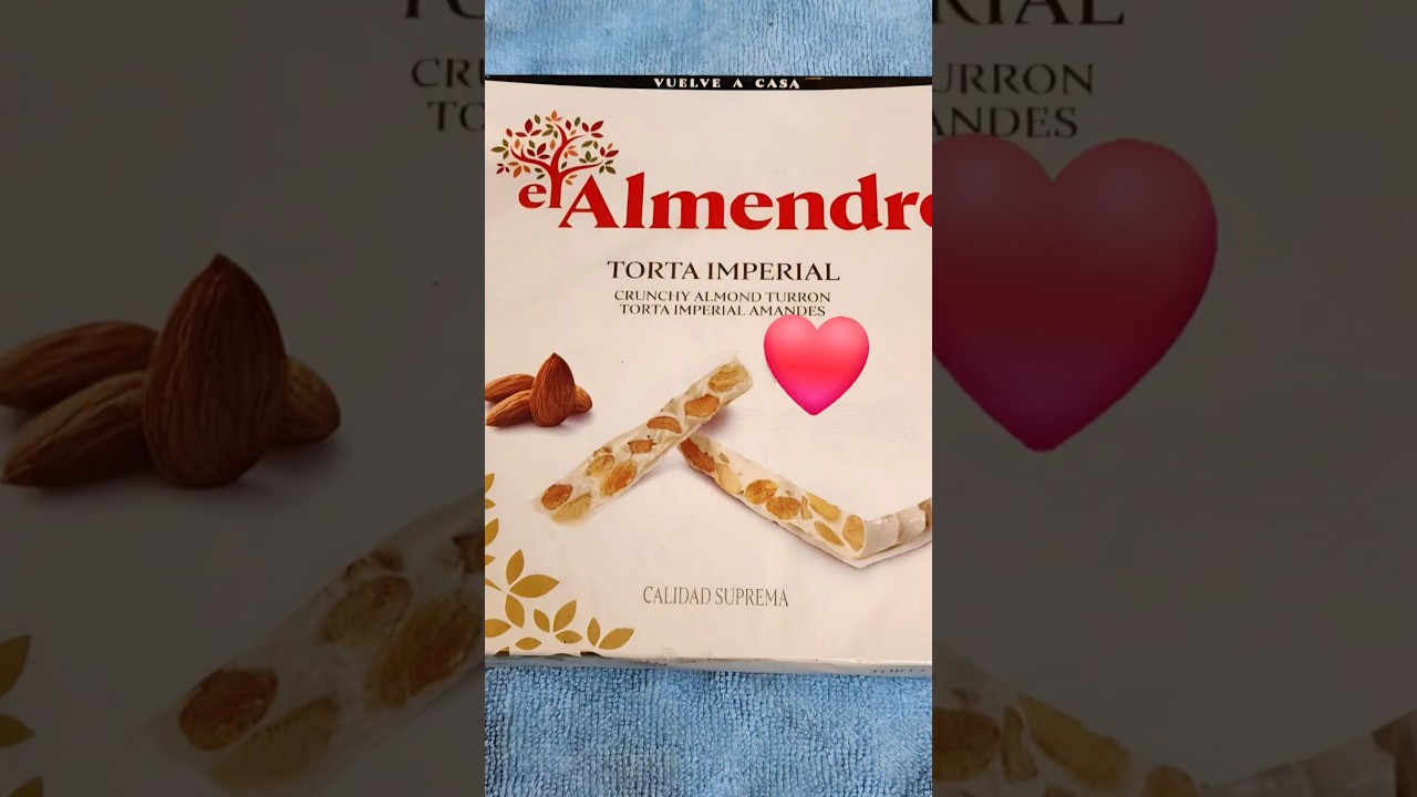 El Almendro Crunchy Almond Turron Round, 200Gram
