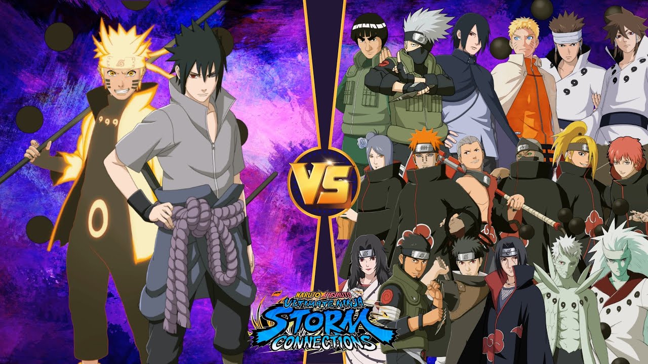 【Наруто и Саске против двух человек. Марафонская битва】 NARUTO X BORUTO Ultimate Ninja STORM CONN...