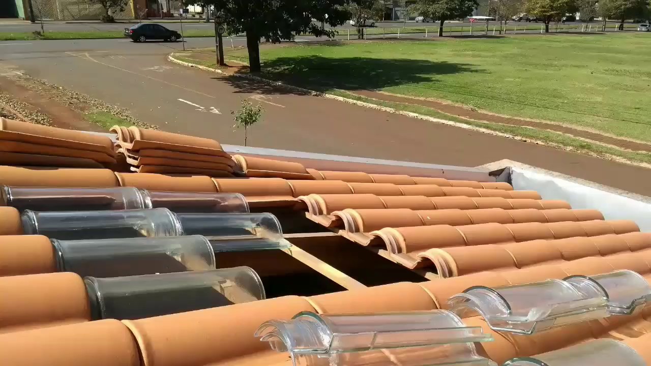 Instalar TELHA de VIDRO para maior luminosidade