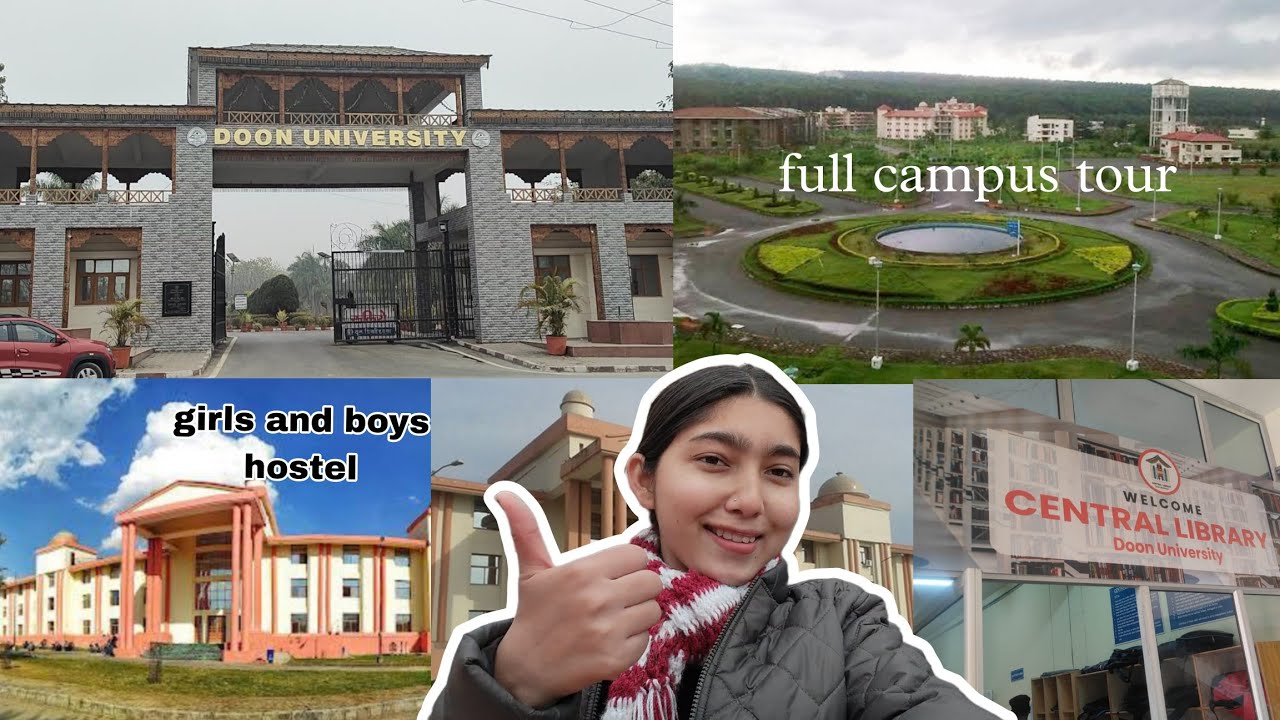 Doon University full campus tour ✨ || boys and girls hostel ⛺ || Geetanjali Koshyari