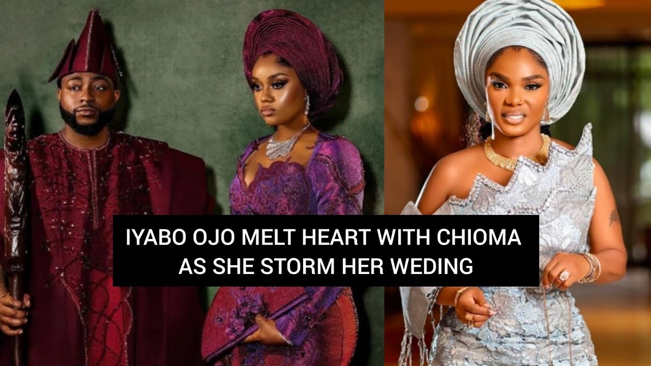 LIVE: IYABO OJO STORM DAVIDO WEDDING CONGRATULATE CHIOMA AS SHE FINALLY MARRY DAVIDO