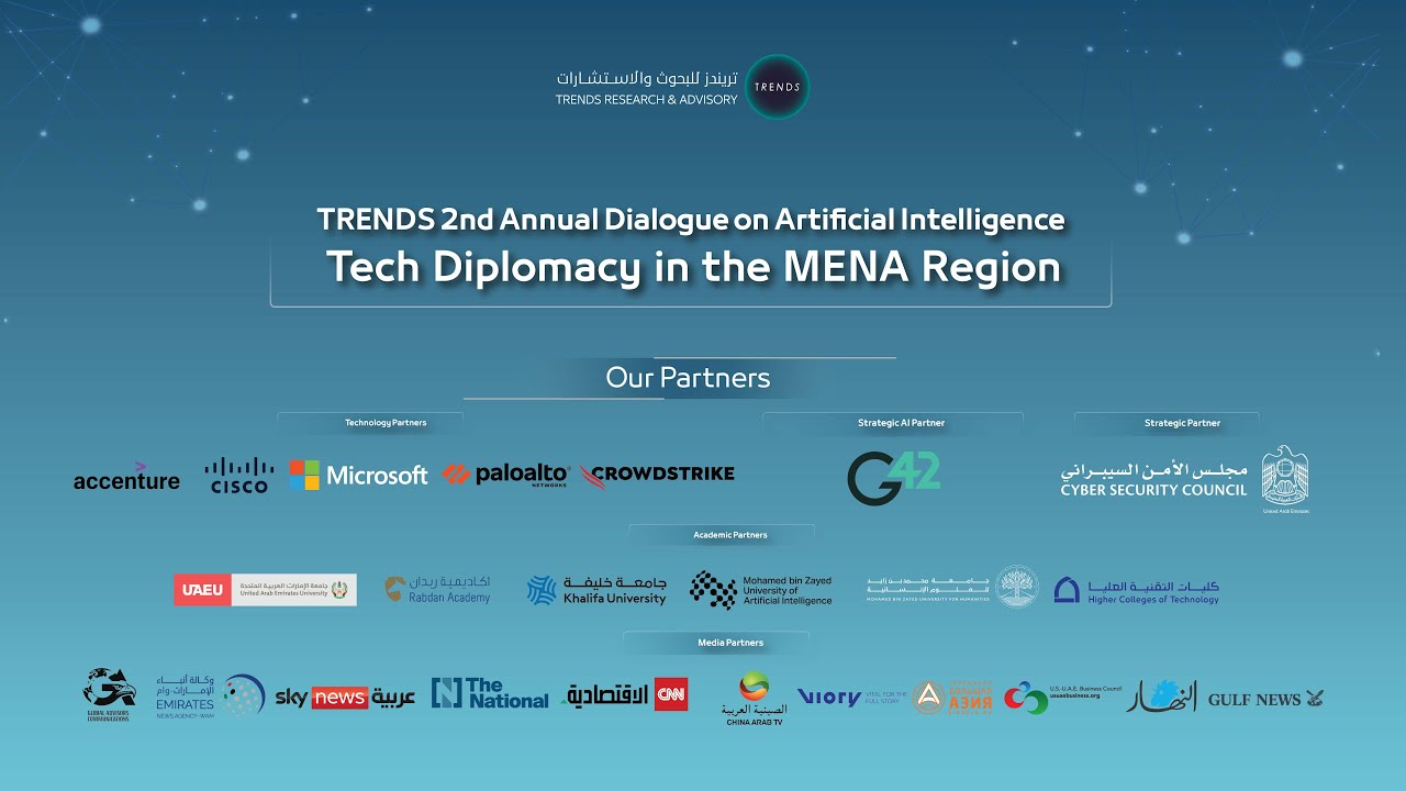 TRENDS 2nd Annual Dialogue on Artificial Intelligence: Tech Diplomacy in the MENA Region