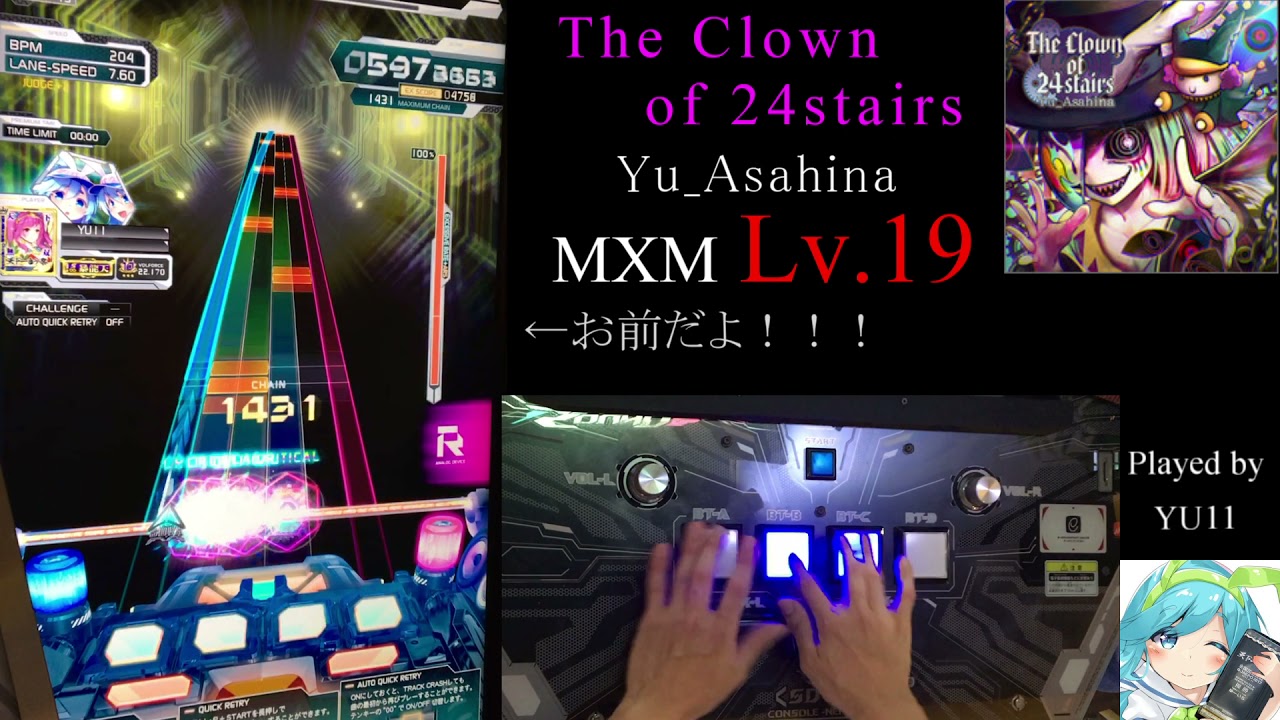 【SDVX VI】 The Clown of 24stairs (MXM) MIRROR 手元