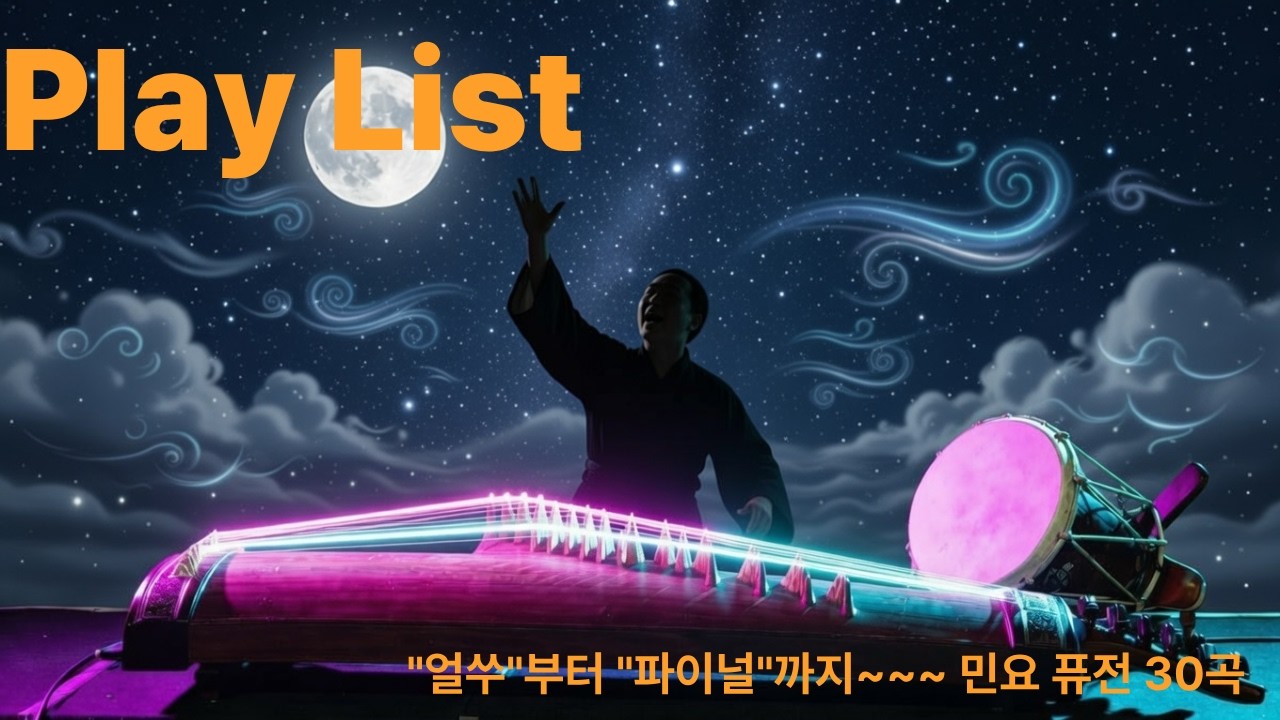 🎶 얼쑤부터 파이널까지   판소리 × 민요 퓨전 30곡 여정 🎶