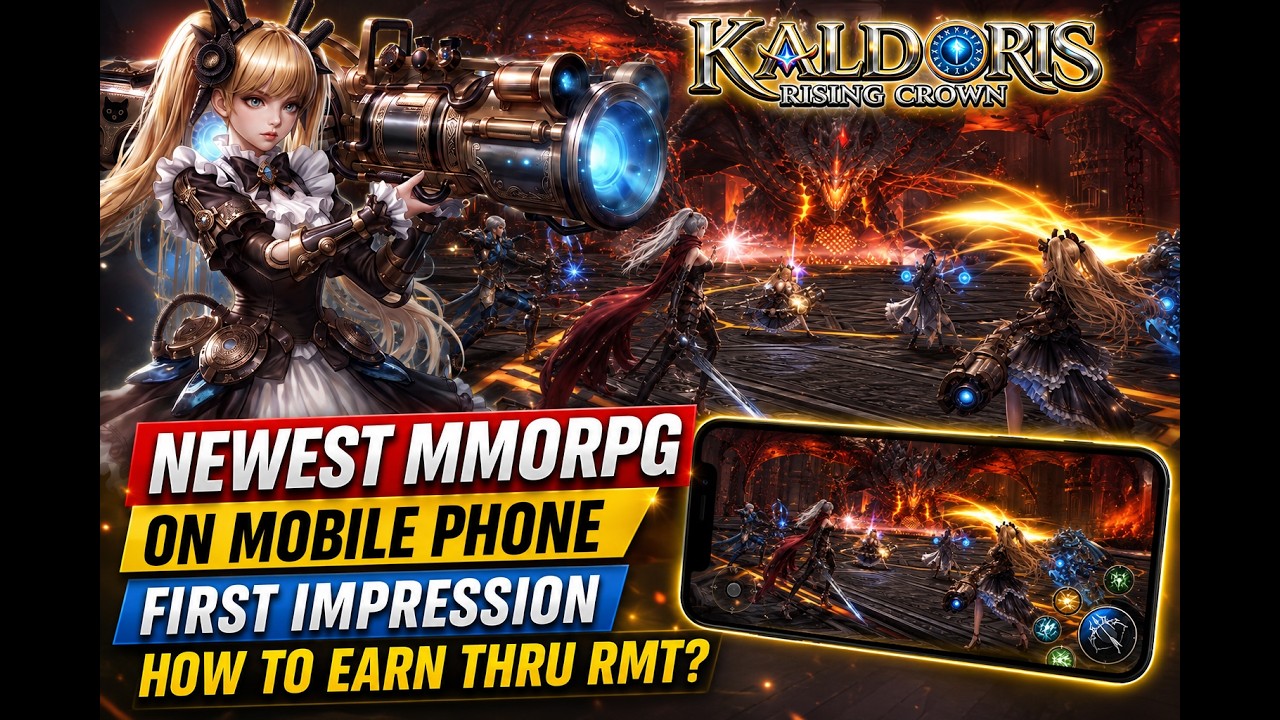 #NEWEST FREE TO PLAY MMORPG - HOW TO EARN RMT? - EASY TO PLAY- #MOBILE GAME