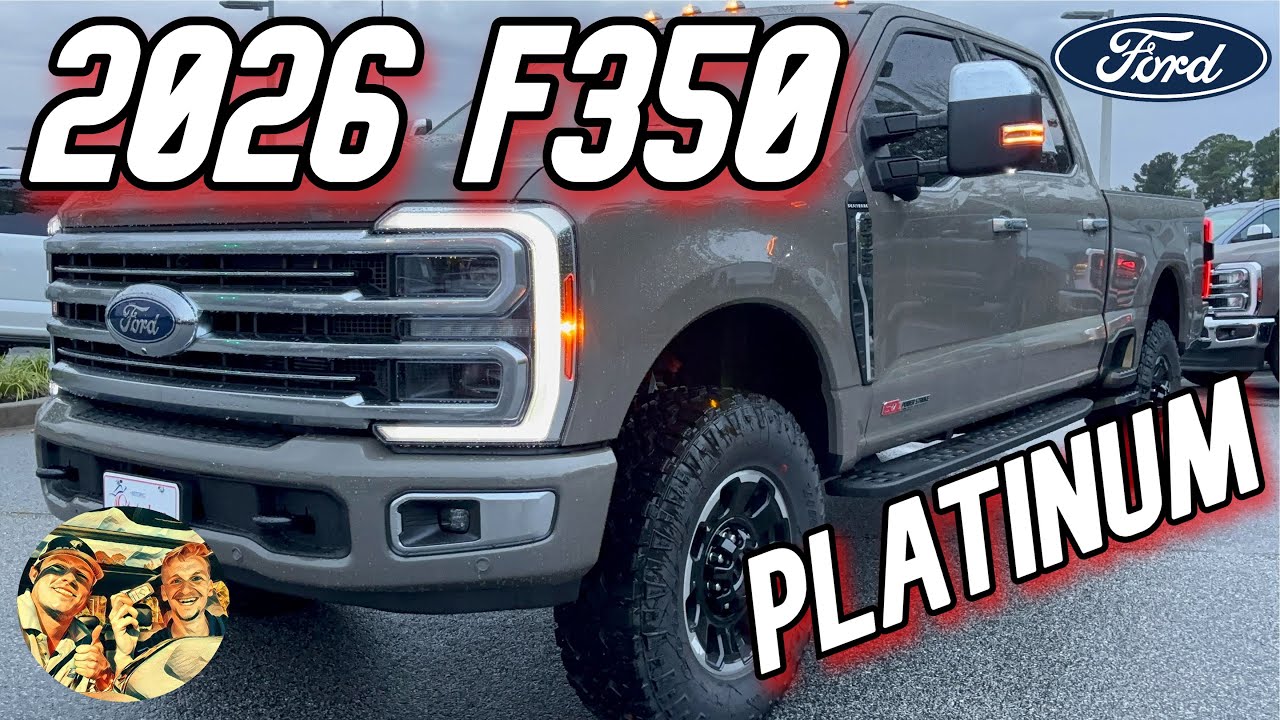 🔥НОВЫЙ FORD F-350 PLATINUM PLUS TREMOR 4X4 2026 ГОДА | РОСКОШНЫЙ СВЕРХПРОЧНЫЙ ДИЗЕЛЬНЫЙ ДВИГАТЕЛЬ...