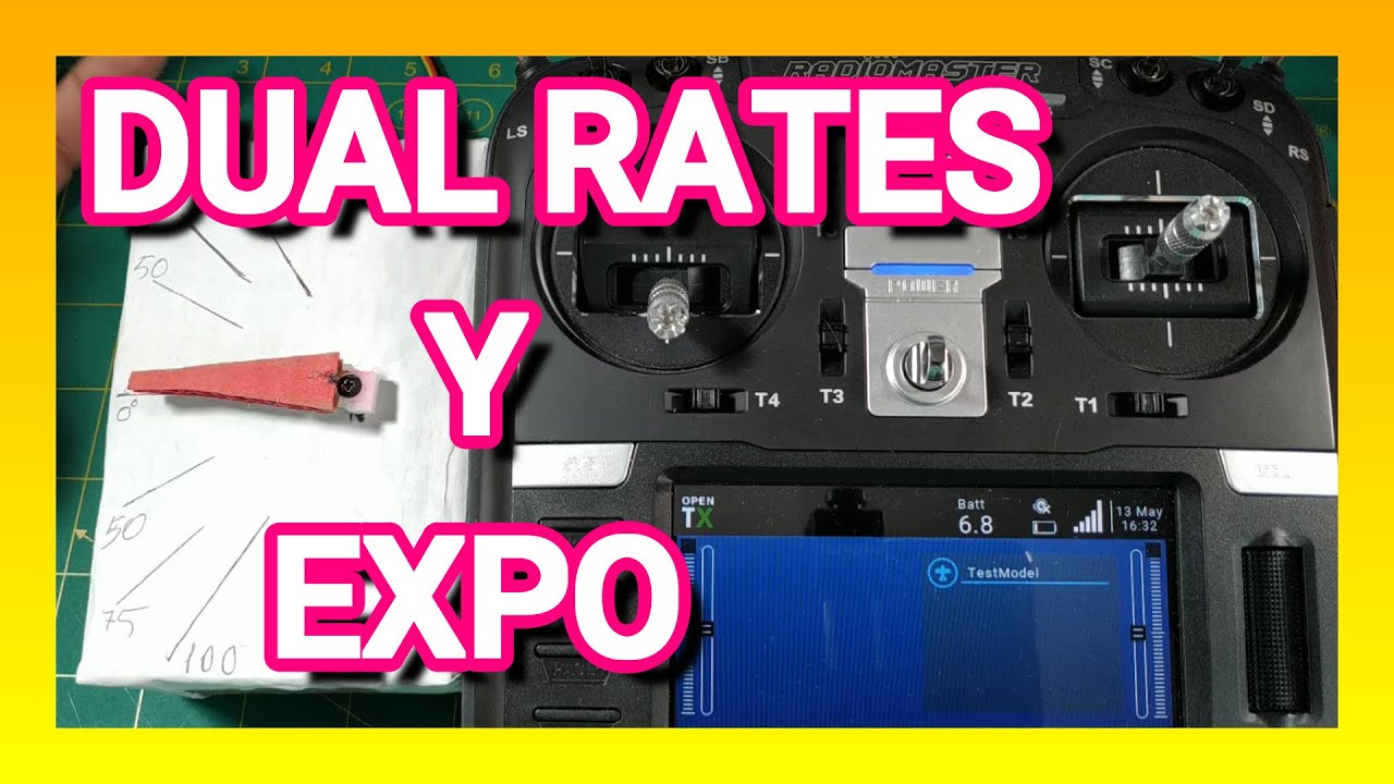 Dual Rates y Expo - Explicacion, Que son, Debemos usarlos, cuando y como configurarlos, en español