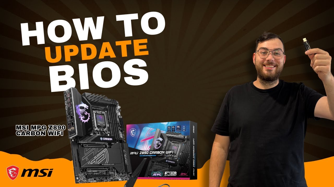 Обновление BIOS материнской платы MSI MPG Z890 CARBON WIFI (простое пошаговое руководство)