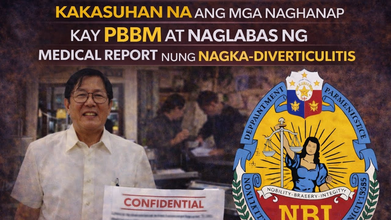 KAKASUHAN NA ANG MGA NAG NAGHANAP KAY PBBM AT NAGLABAS NG MEDICAL REPORT NUNG NAGKA-DIVERTICULITIS