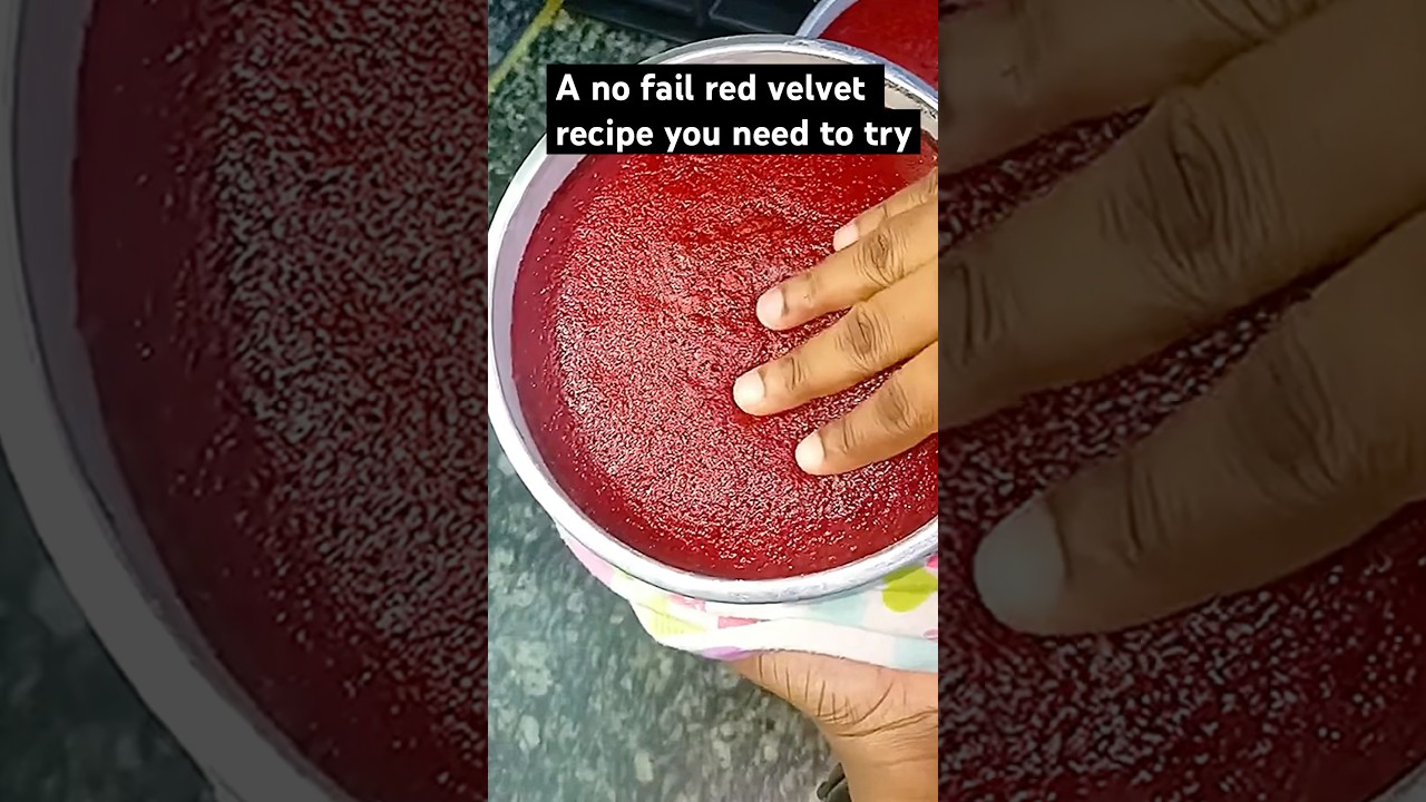 I Made the World's Most Fluffy & Moist Red Velvet Cake