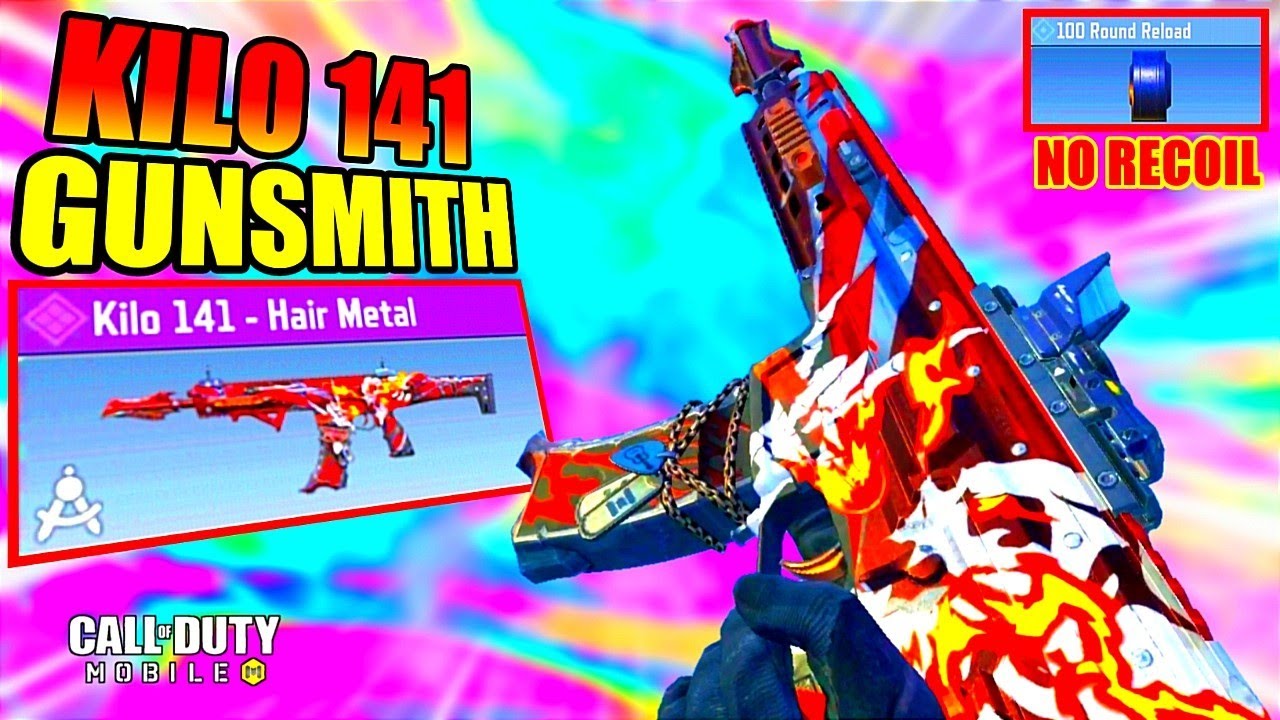 KILO 141 NO RECOIL WITH 100 ROUND AMMO MAKE OVERPOWERED | KILO 141 BEST LOADOUT COD MOBILE