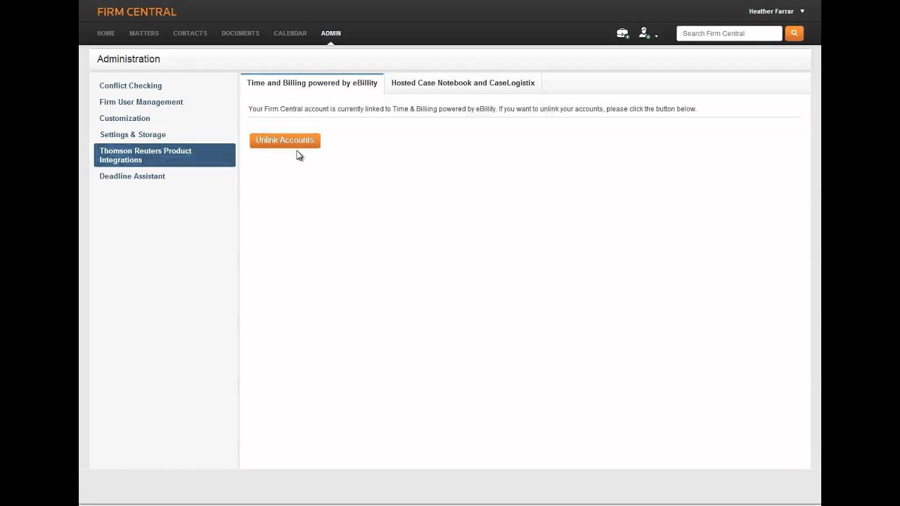 Manage Legal Billing With Firm Central and Time & Billing Integration