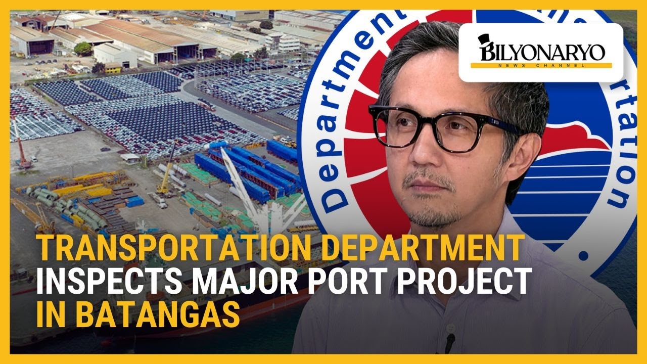 Transportation Department inspects major port project in Batangas | Newsfeed@Noon