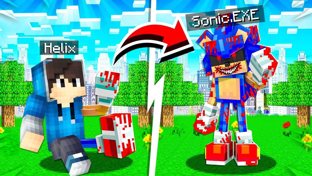 Jak jsem se Stal SONICEM.EXE v Minecraftu!