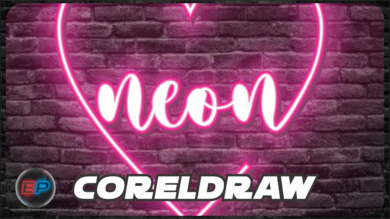 ❤️‍🔥 Como criar efeito neon no Corel Draw