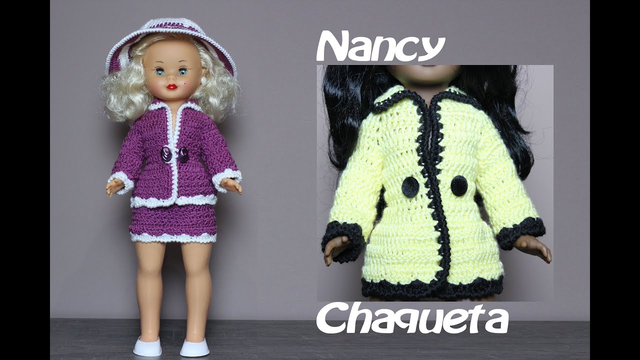 Traje chaqueta para Nancy a ganchillo. Parte 1 chaqueta