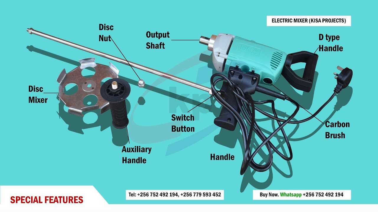 HOW TO ASSEMBLE A PROFESSIONAL ELECTRIC MIXER