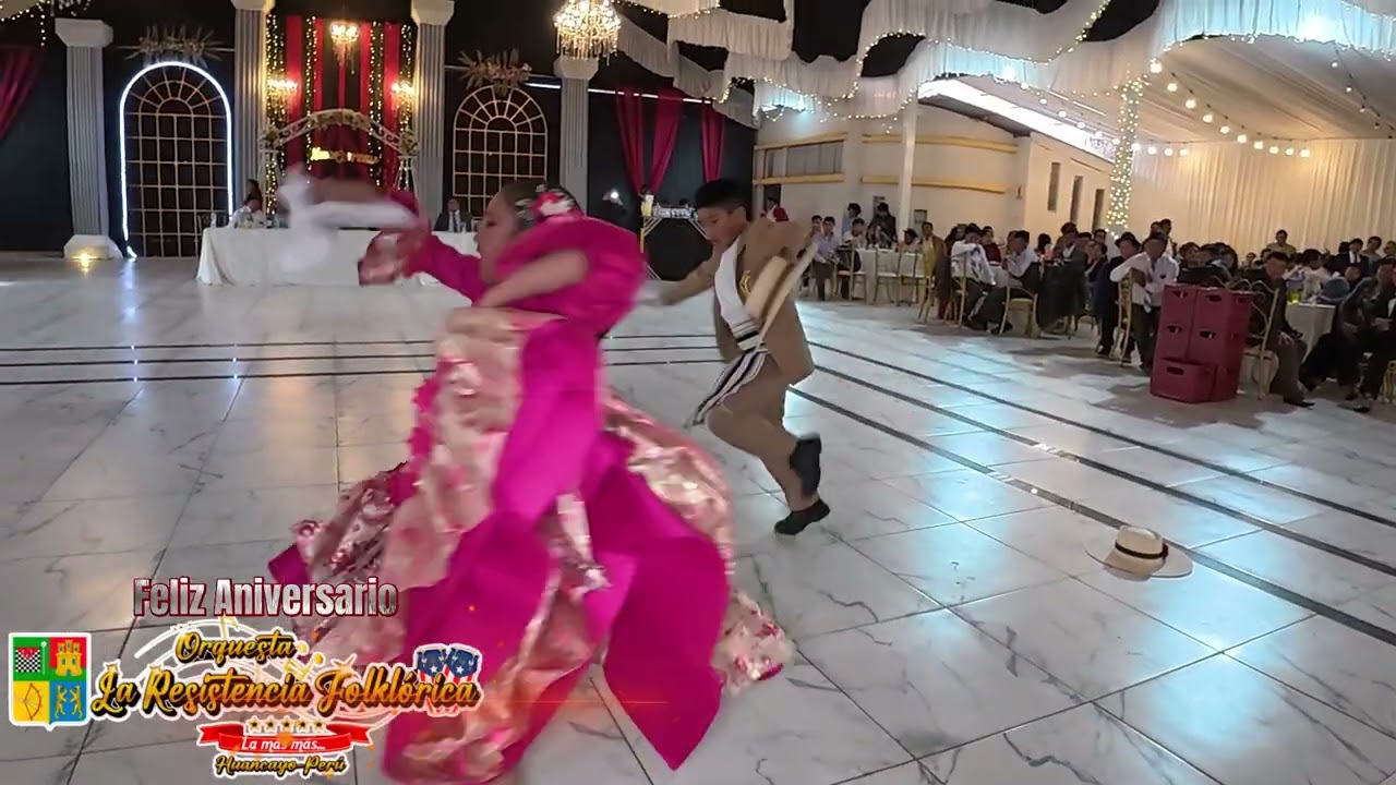 Presentacion de la Marinera  en el Aniversario de la Orq. Resistencia Folklorica La mas mas