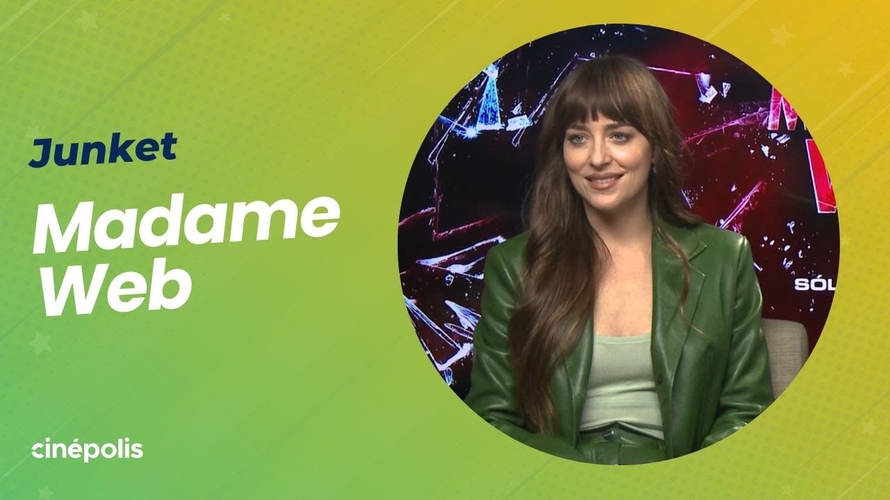 MADAME WEB: Dakota Johnson & S. J. Clarkson | Junket