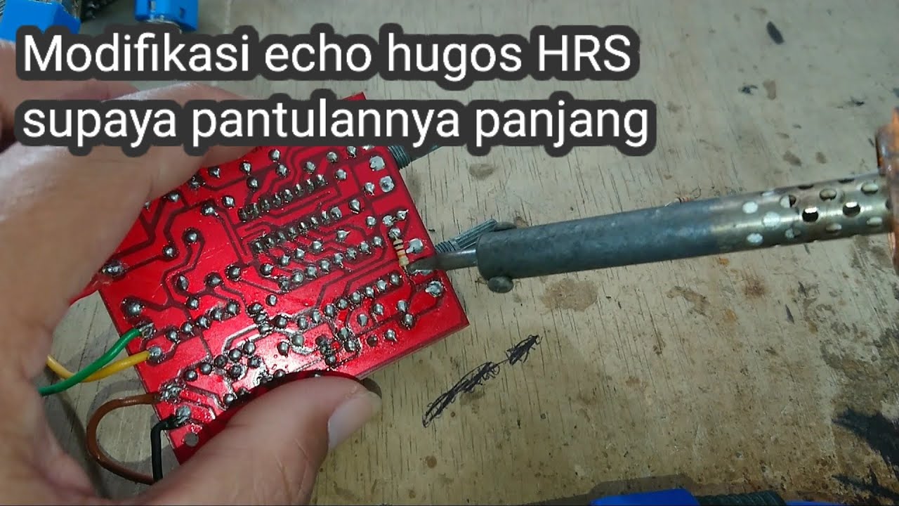 Modifikasi echo hugos HRS supaya pantulannya panjang