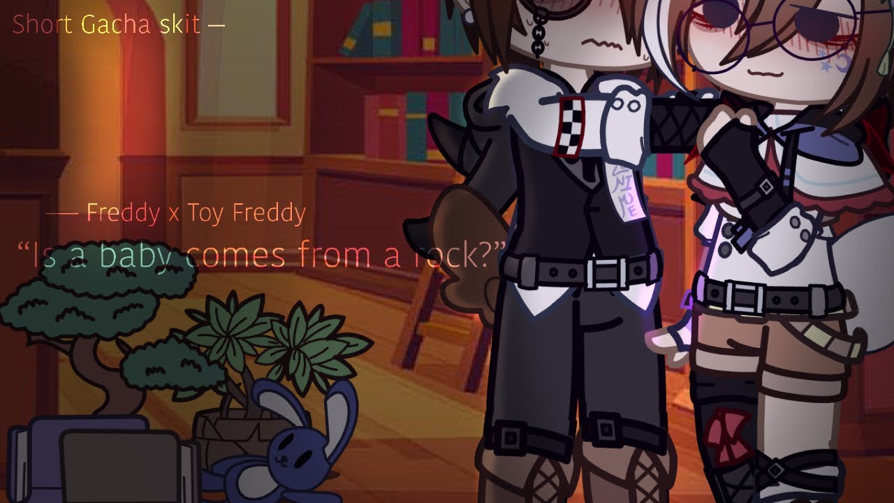 — Is a baby comes from a rock? | Freddy x Toy Freddy | Gacha Club • FNaF | Short Gacha skit | 🎐