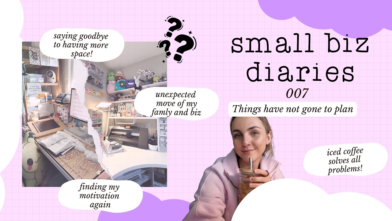 Things have not gone to plan.... chatty update | Small Biz Diaries 007