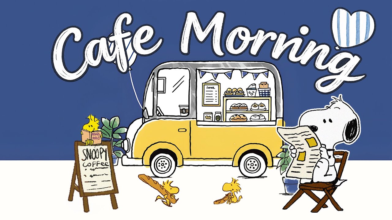 Playlist | 스누피와 함께하는 카페 아침 ☕🌸 하루를 아늑하게 시작하는 기분 좋은 음악 | Morning Jazz