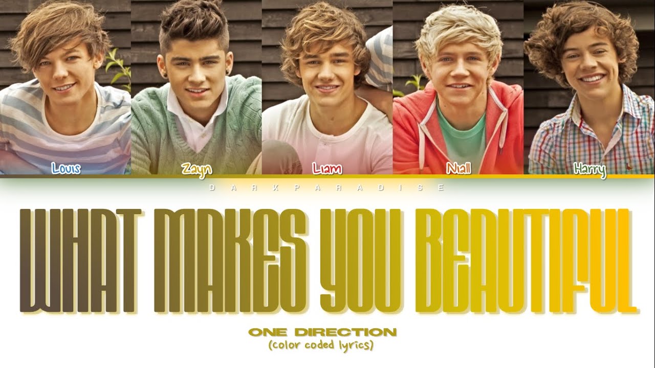 One Direction - What Makes You Beautiful (Color Coded Lyrics)