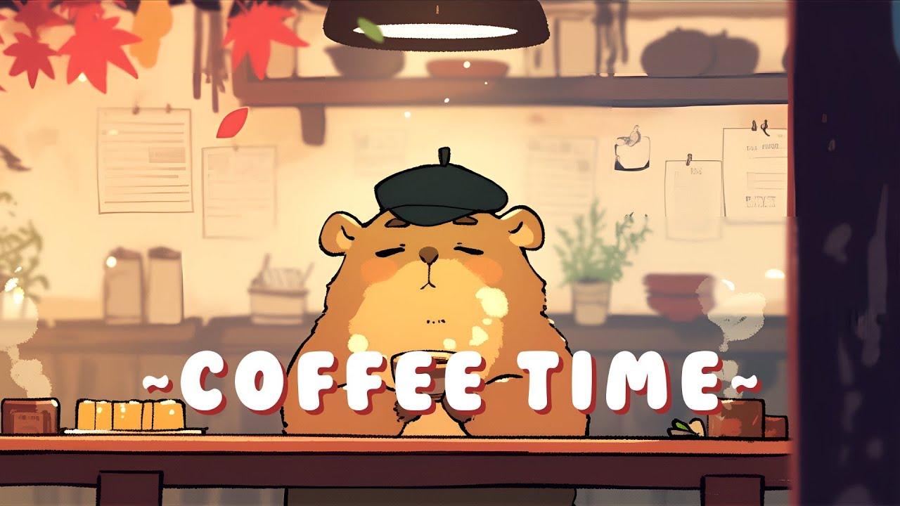 Capybara Beat Station - Peaceful Music for Your Soul ~ Peaceful Moments ~ 📚 🎵 | High Quality