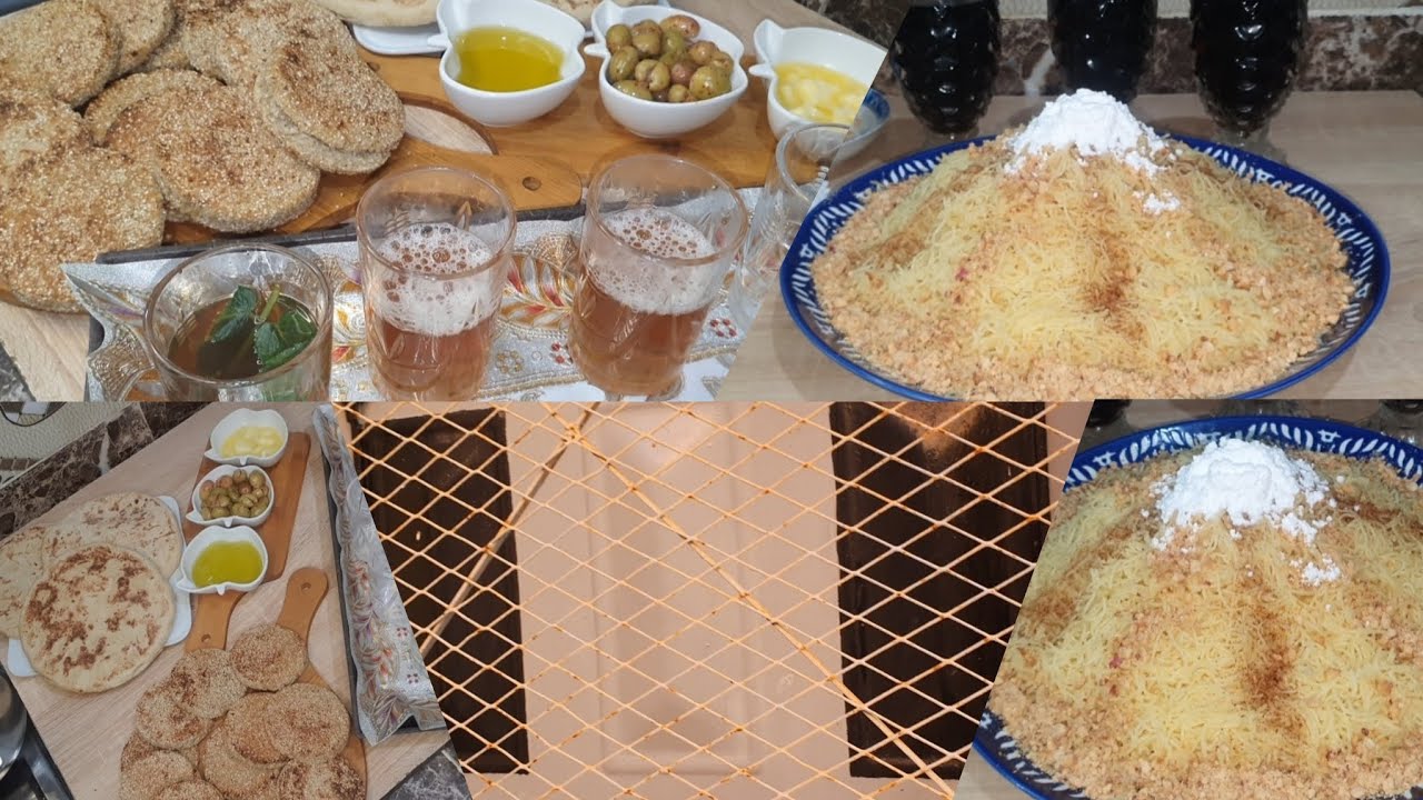 روتين صباحي شاركت معاكم لفطور ولغدا حريشات بالبلبولة ديال الشعير والقمح الكامل صحيين وسفة 3تفويرات  