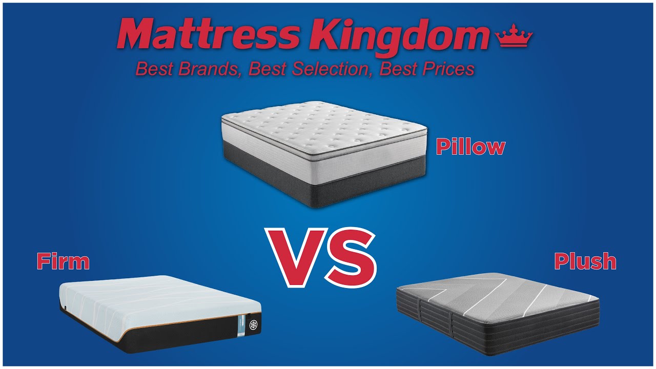 What's the Difference? Firm vs Plush vs Pillow Top Mattresses!