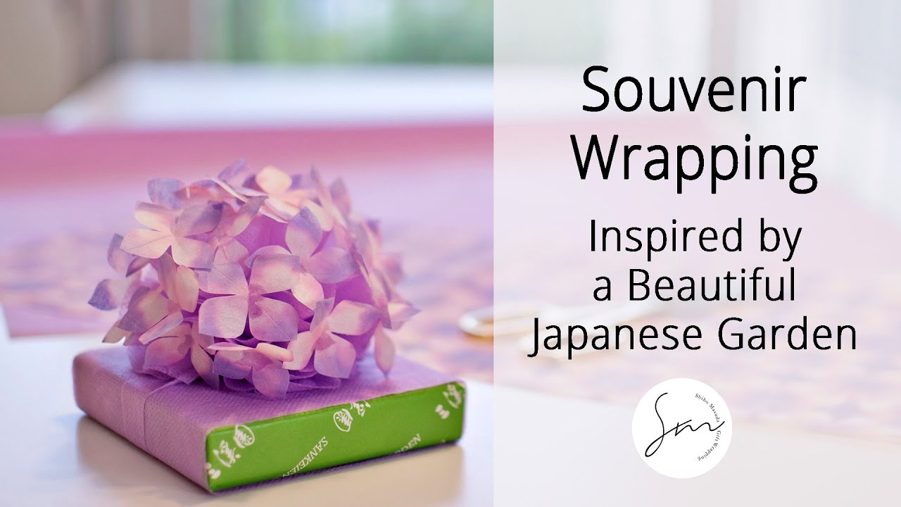 DIY Paper Hydrangea: Wrap a Gift with Floral Inspiration #japaneseculture  #japanesegardens