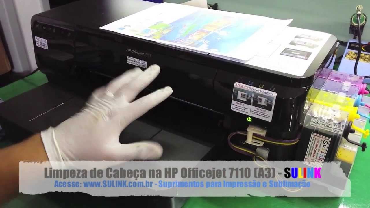 Limpeza Técnica do Cabeçote HP 7110 / 7610 / 7612 e Similares - SULINK
