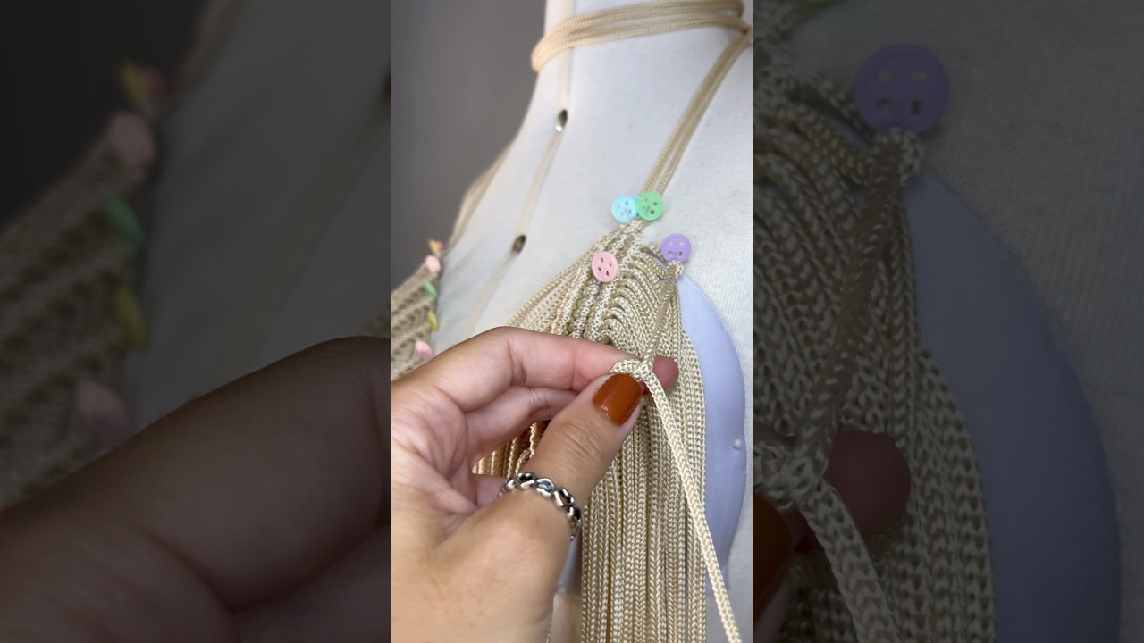 Como fazer o top SHELL macram&ecirc; #tramainiciantes #macrame  #passoapasso #diy #handmade #tutorial