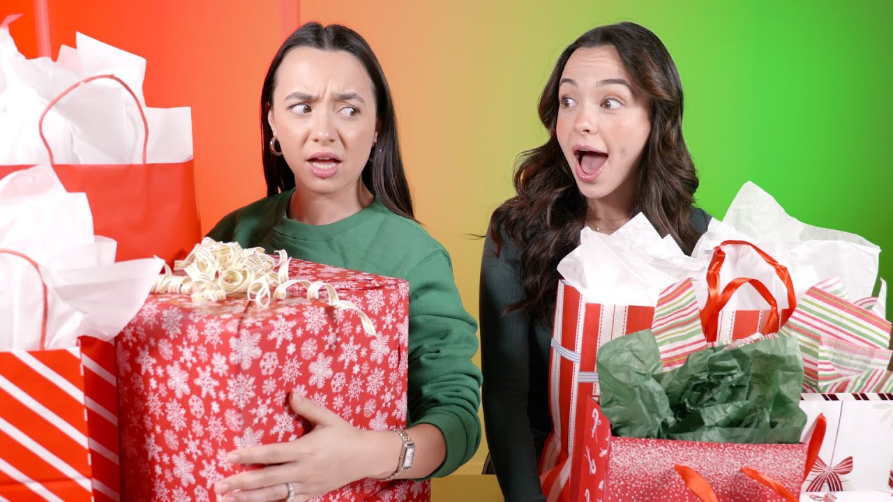 Twins Swap Christmas Gifts - Merrell Twins