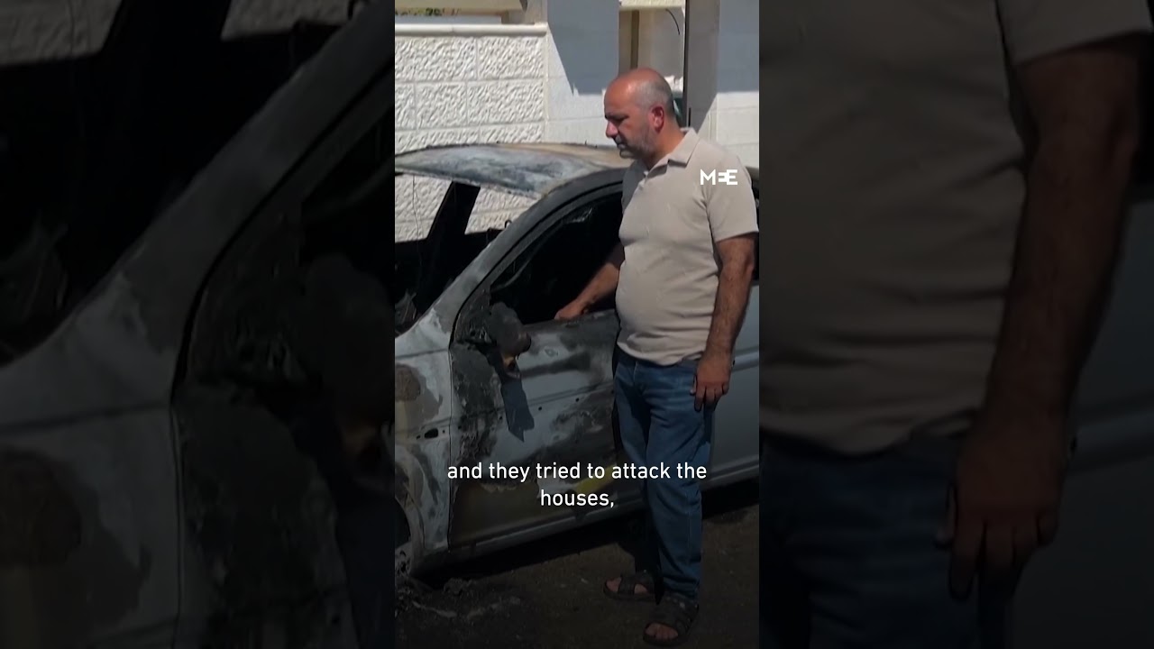 Israeli settlers attack Christian Palestinian village in occupied West Bank