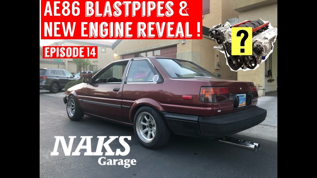 AE86 blastpipes & new engine reveal / ep14