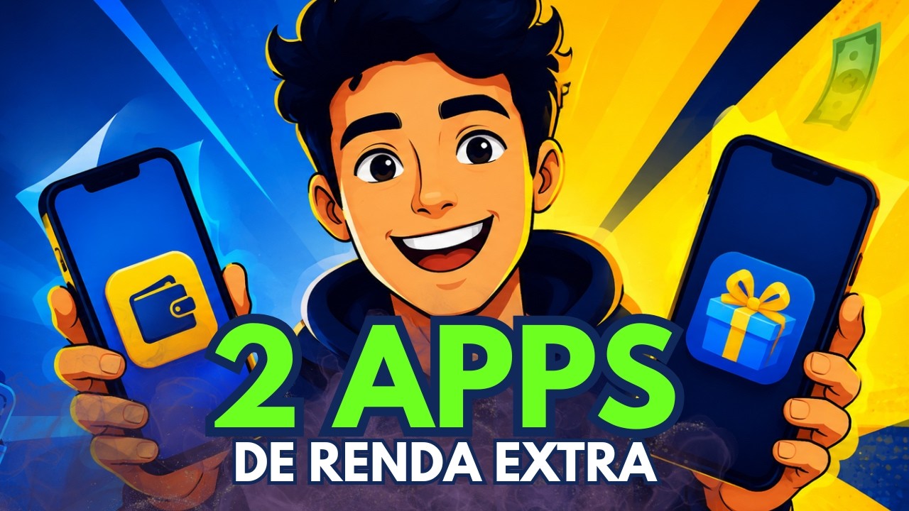 (LAN&Ccedil;OU E J&Aacute; PAGOU) TESTEI 2 APPS GRATUITOS DE RENDA EXTRA