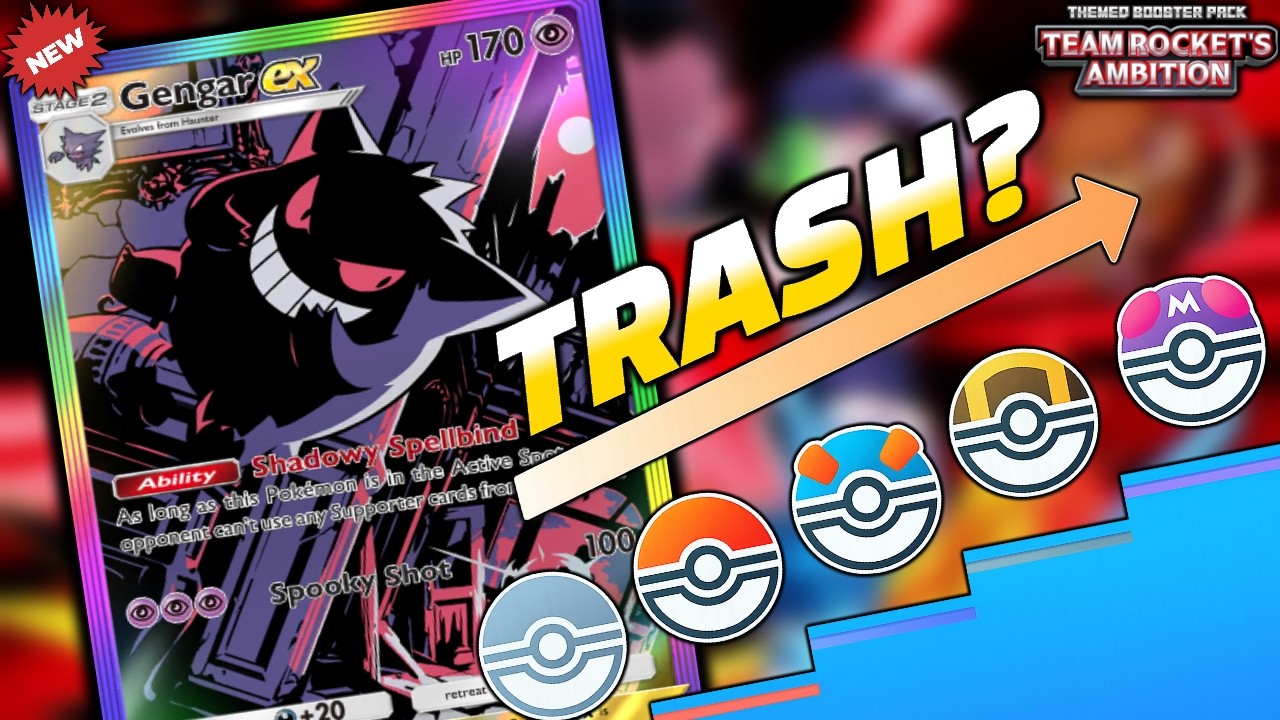 Trying POTENTIAL MAN Gengar EX in RANKED! NEW Deck List is PLAYABLE?! | Pokemon TCG Pocket