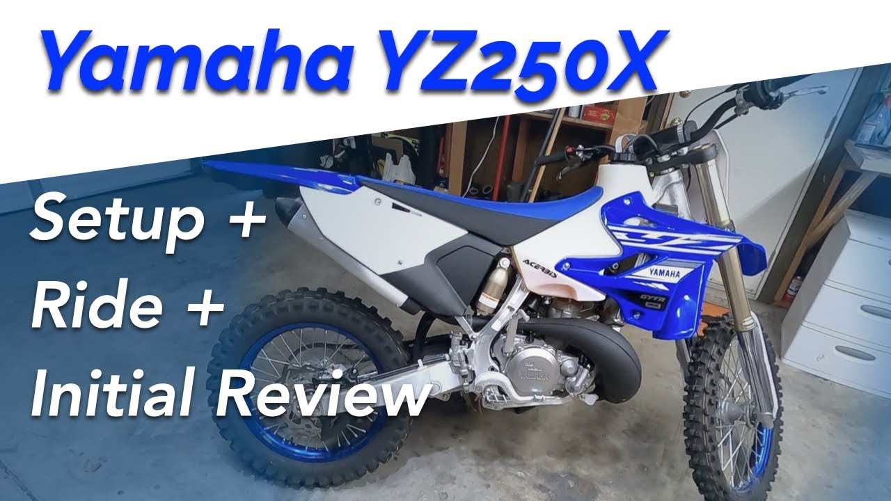 2019 Yamaha YZ250X Setup + First Ride + Initial Review -- FMF Exhaust, JD Jetting, Skid plate