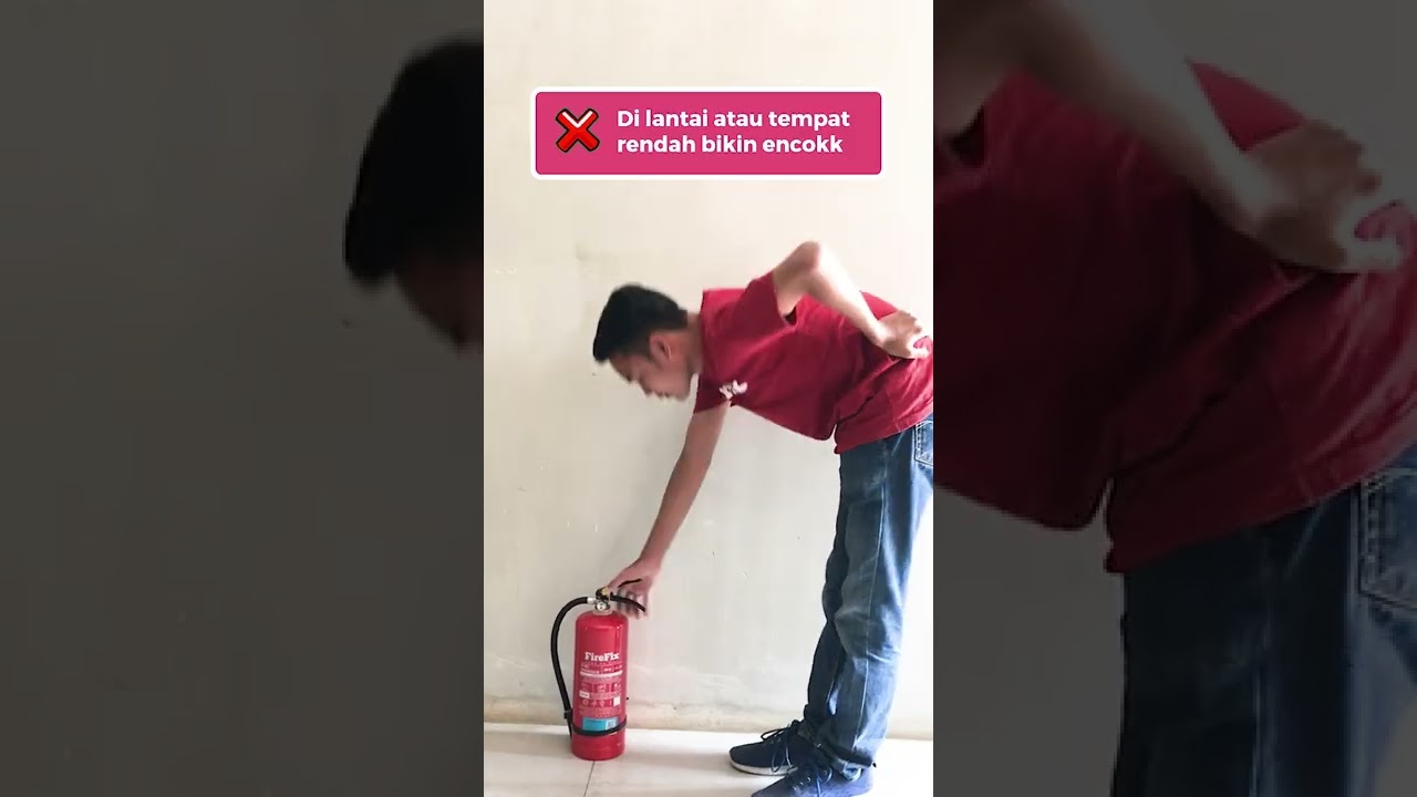TIPE-TIPE PENEMPATAN APAR YANG SALAH #shorts #youtubeshorts #VIRAL #fyp
