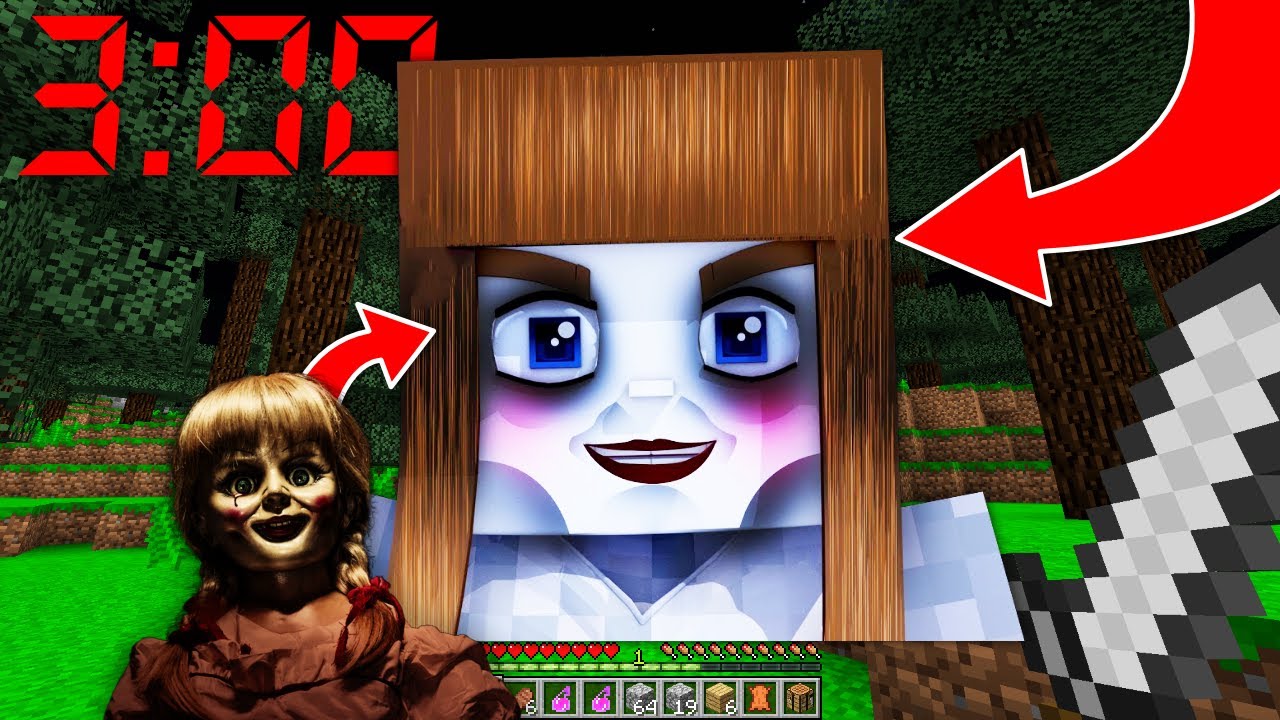 NE JAMAIS FAIRE SPAWN ANNABELLE À 3H00 DU MATIN MINECRAFT ! LE PLUS FLIPPANT DES 3H00 😱 !
