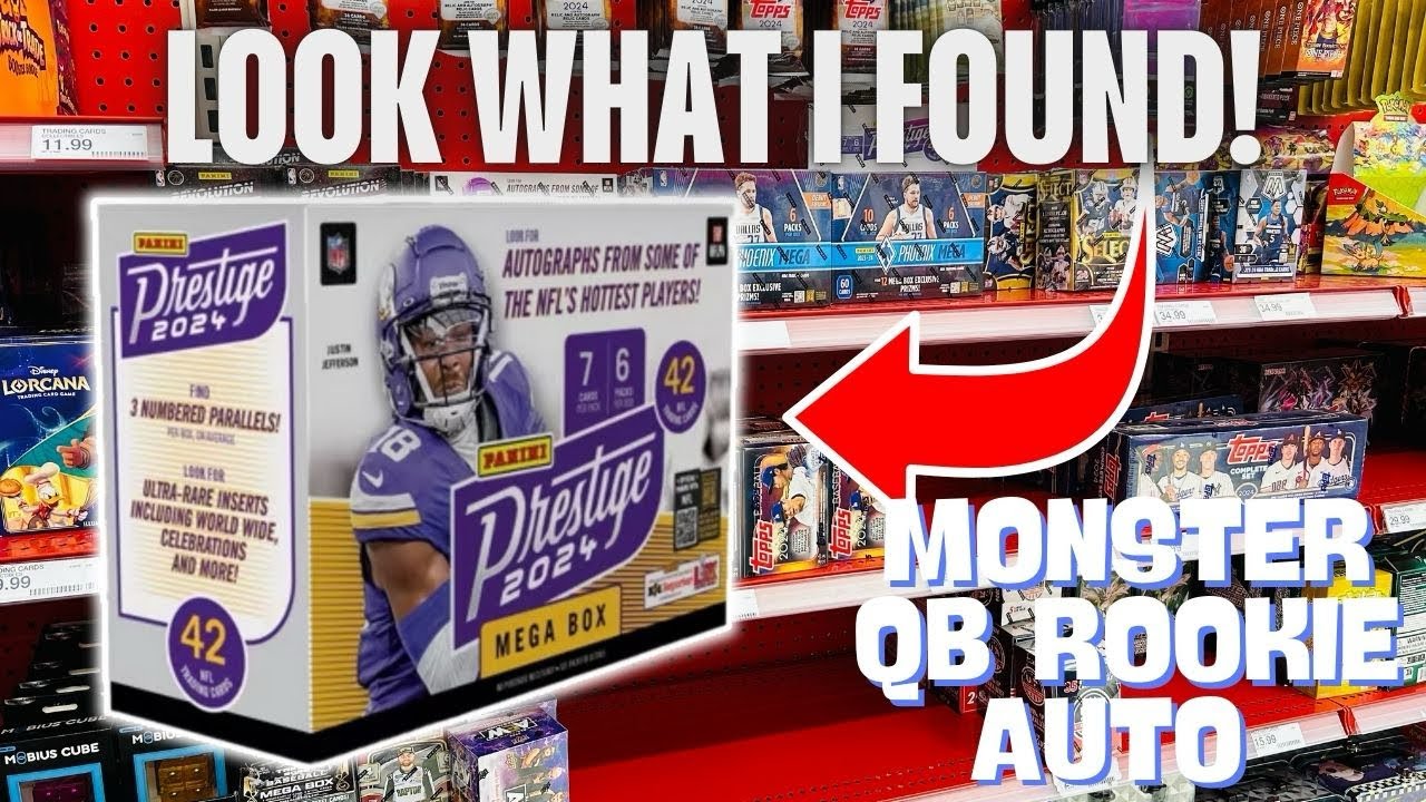 🚨PULLED MONSTER ROOKIE QB AUTO GOLD! 😱 2024 PRESTIGE 🏈 MEGA REVIEW! ARE THESE WORTH $45?