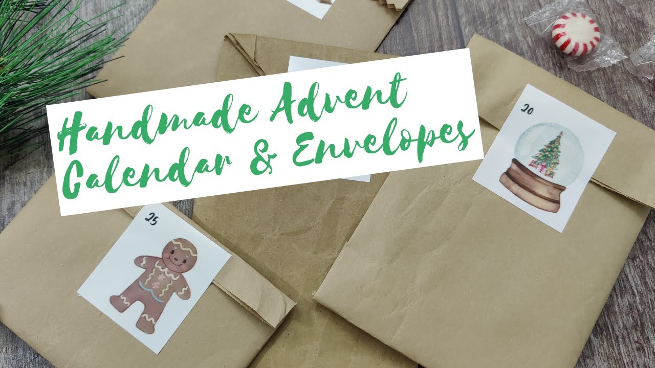 Handmade Printable Advent Calendar and Simple Envelope