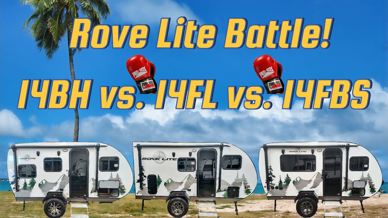 14BH vs. 14FL vs. 14FBS Rove Lite Travel Lite Fight Battle!