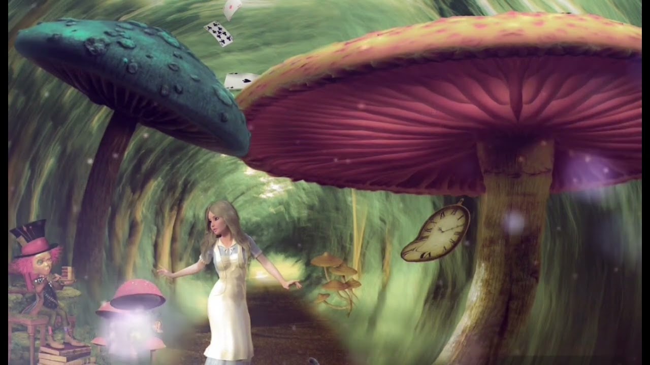 Alice n wonderland- Lost in a dark Fantasy!  Lit up with music 🎶