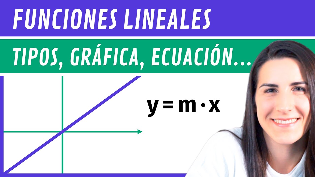 FUNCIONES LINEALES 📉 Tipos, Representación Gráfica, Pendiente, Ecuación de la recta
